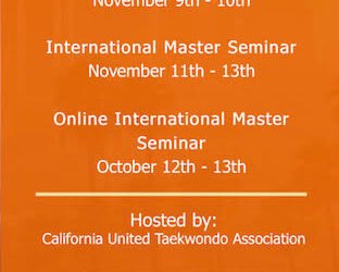 Kukkiwon International Master and Examiners course (WTA)